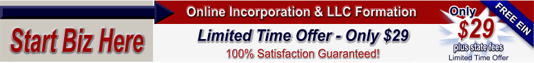 Online Business Incorporation & Limited Liability Company Formation
