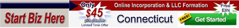 Incorporate a business in Connecticut or forming an LLC in CT